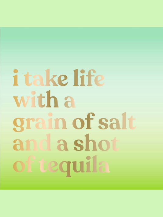 Funny Cocktail Napkins | I Take Life - 20ct