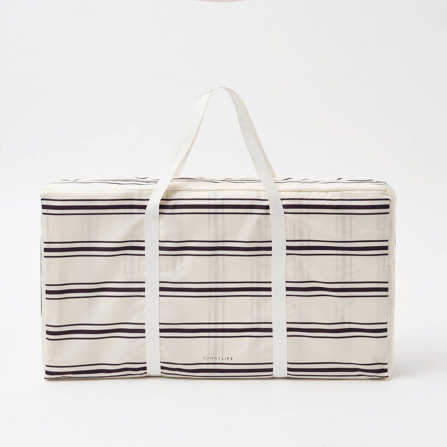 The Lounger Chair Charcoal Stripe