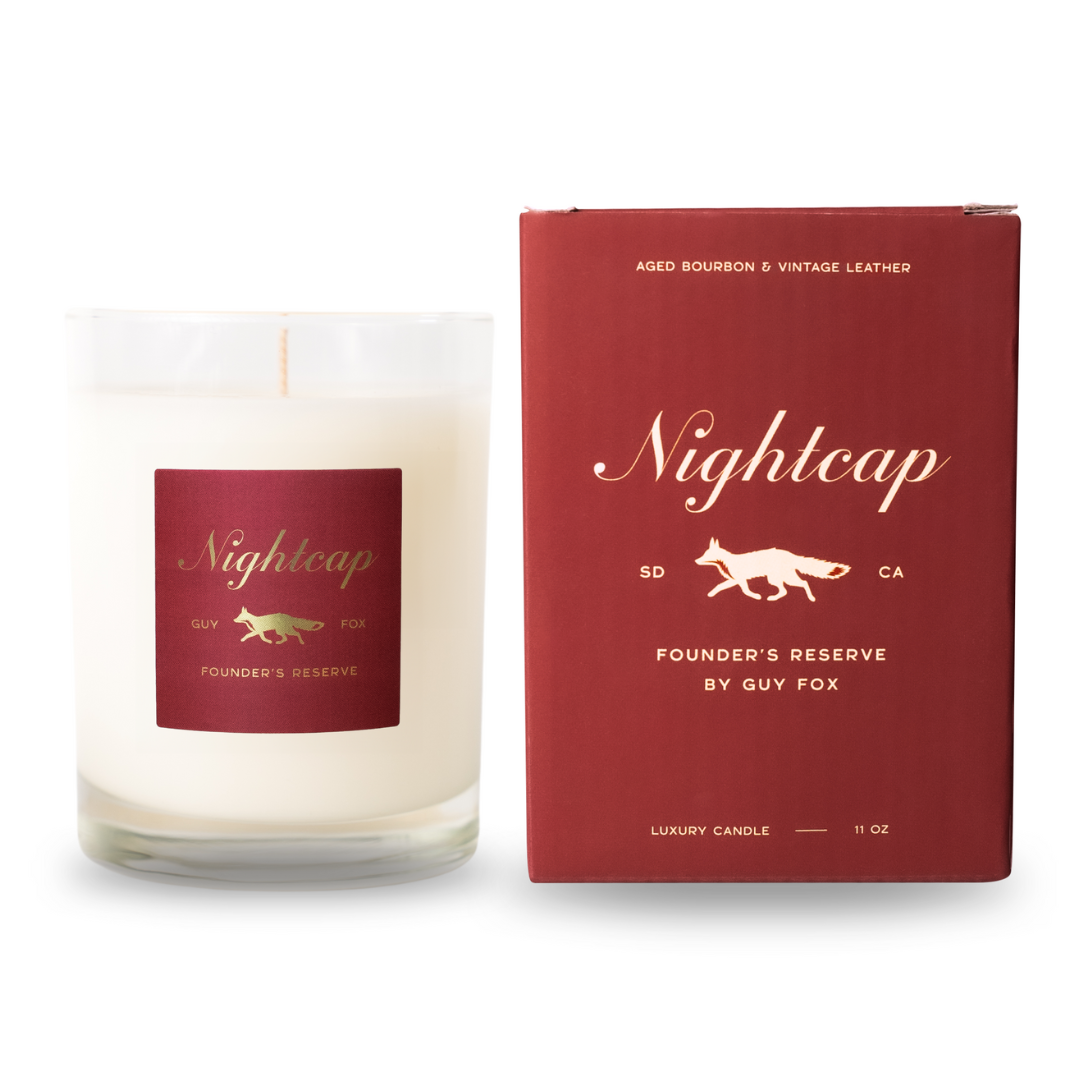 Nightcap - Reusable Men's Candle - Aged Bourbon & Vanilla