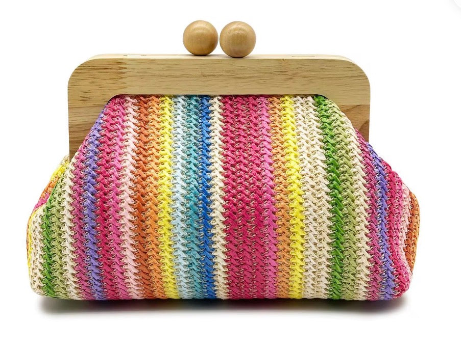 Woven Clutch - Multi Color
