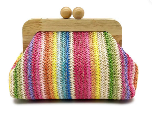 Woven Clutch - Multi Color