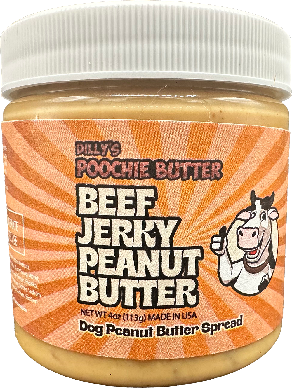 4oz Dog Peanut Butter Flavored Jars