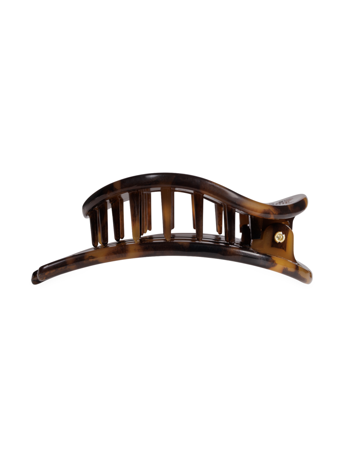 Tortoise | Medium | Flat Circle Hair Clip