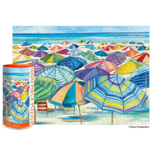 Umbrella Beach | 1000 Piece  Jigsaw Puzzle