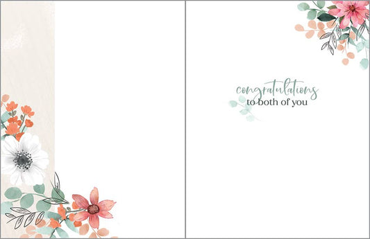 Wedding Greeting Card - Wedding Wreath