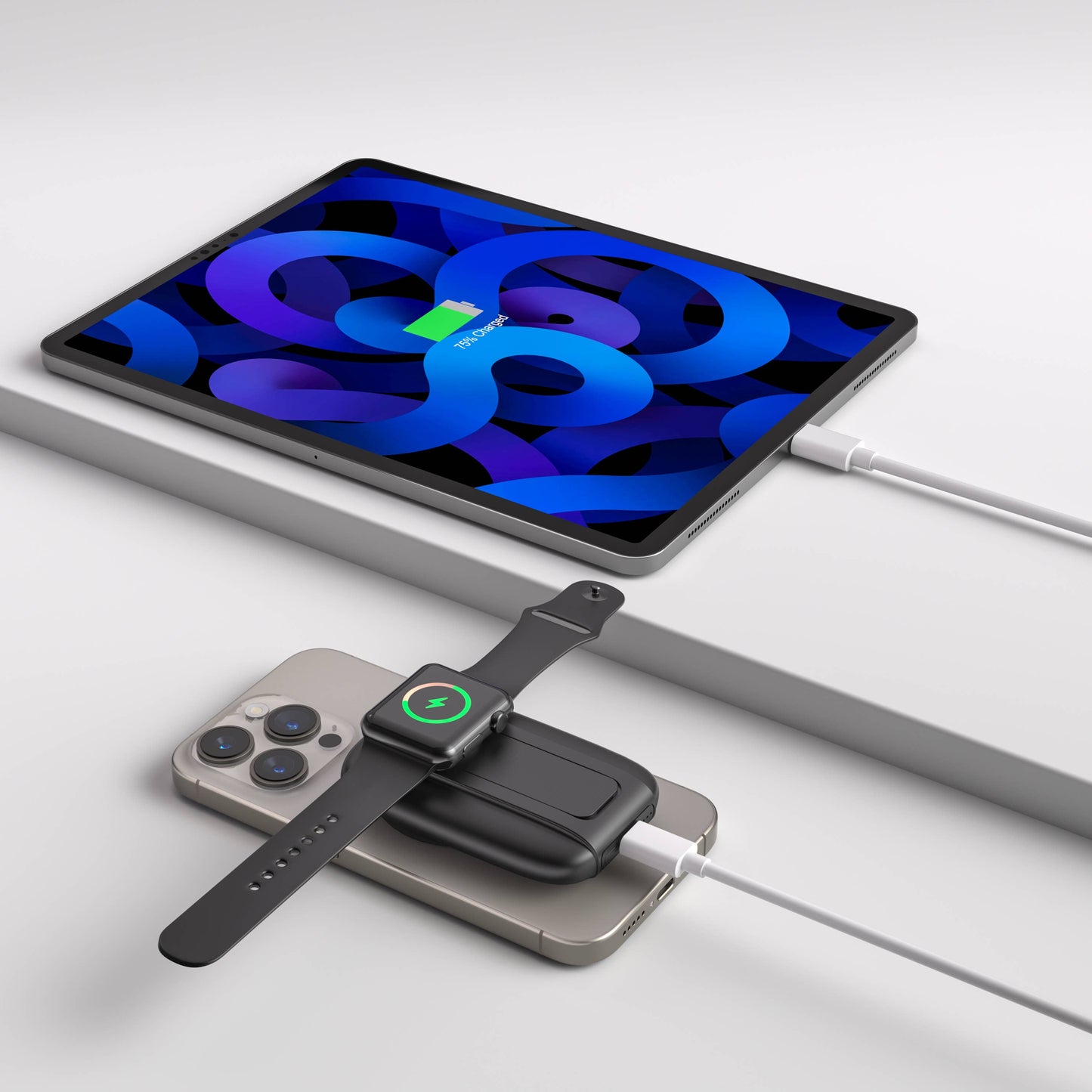 7200 MagSafe 15w with pd out kickstand with watch charger