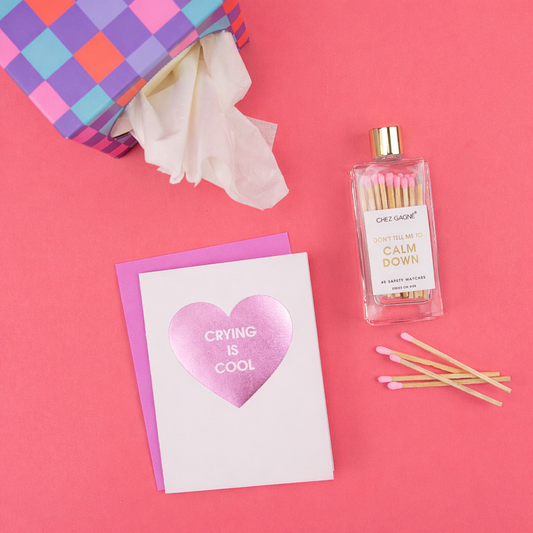 Don't Tell Me To Calm Down - Matches, Light Pink, Funny Gift