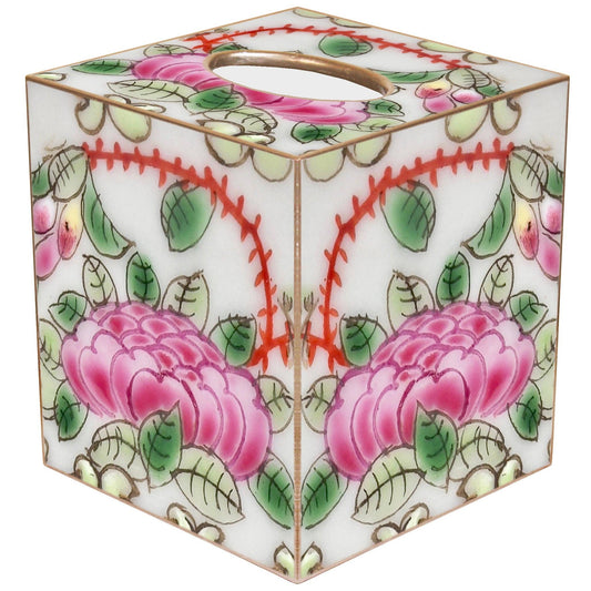 Rose Medallion Tissue Box Cover