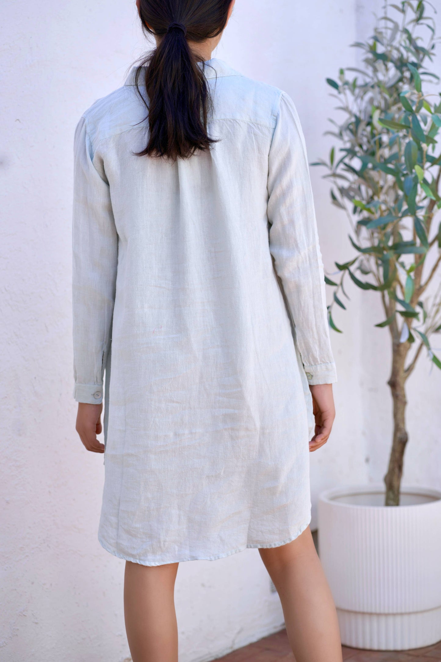 Simone Linen Tunic Dress