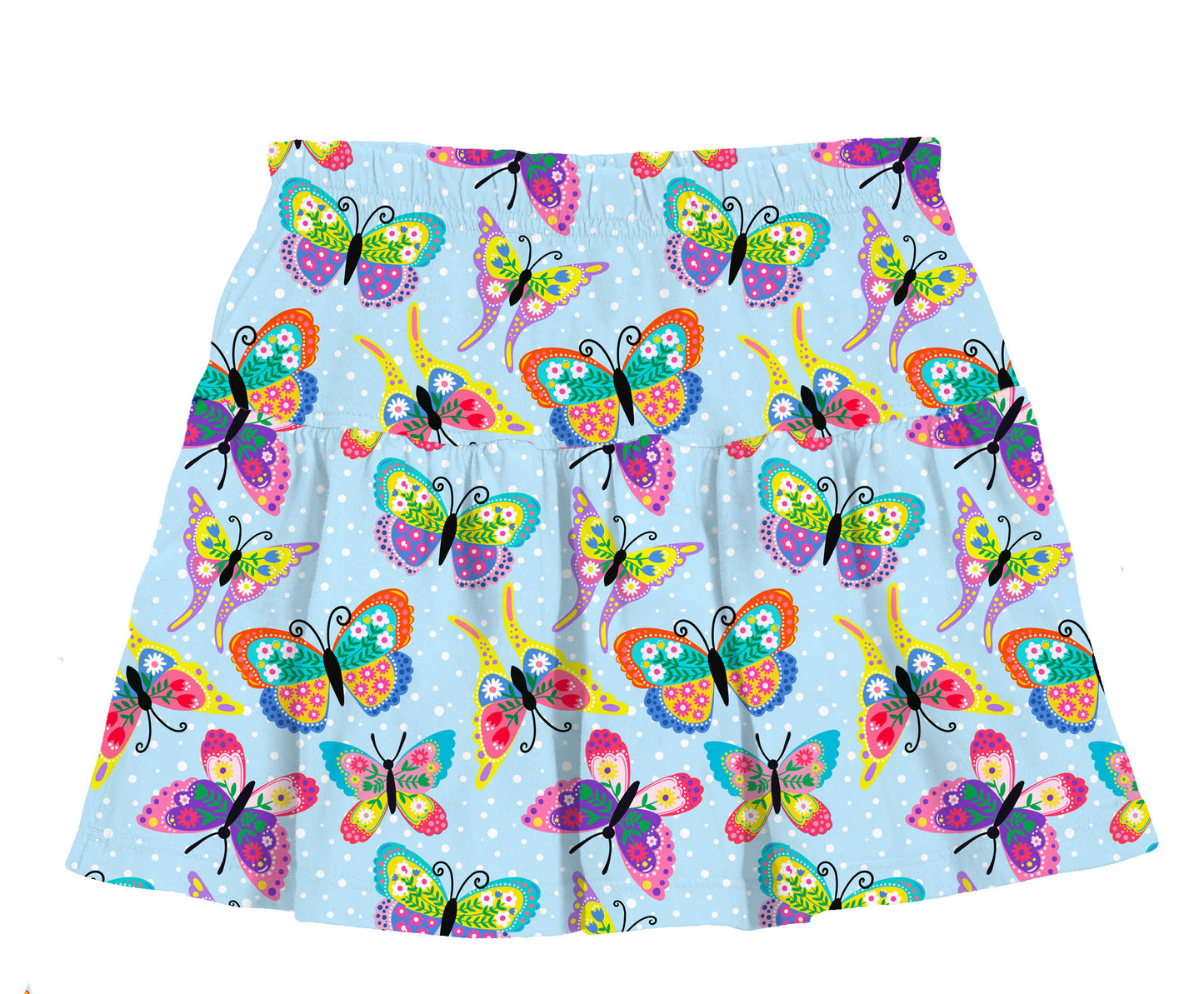 Butterfly Print Skort