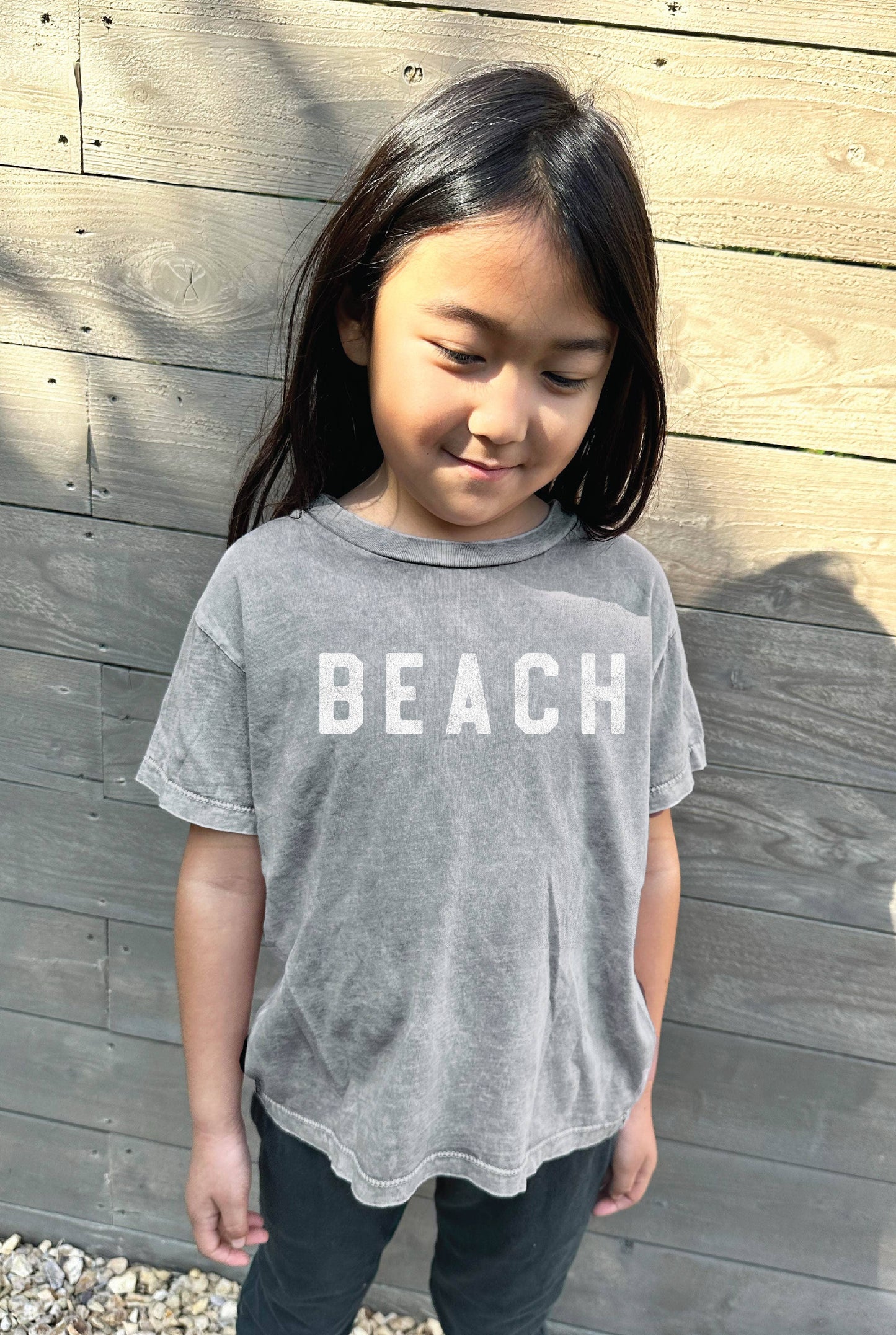 BEACH Toddler Washed Graphic Top