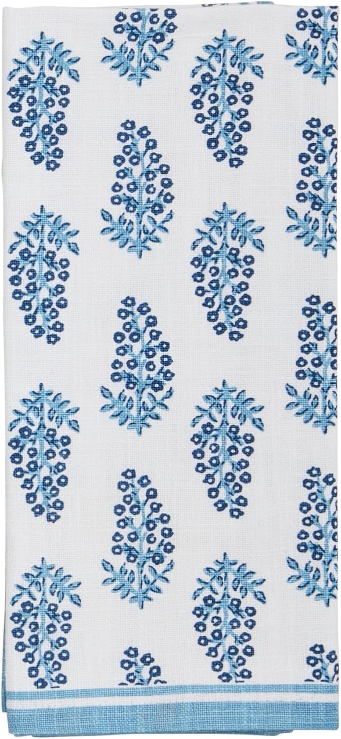 Blue Block Towel