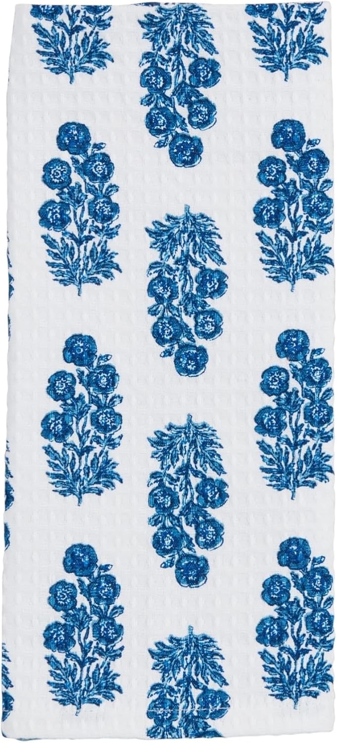 Blue Block Towel