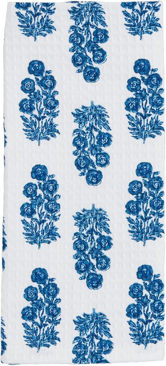 Blue Block Towel