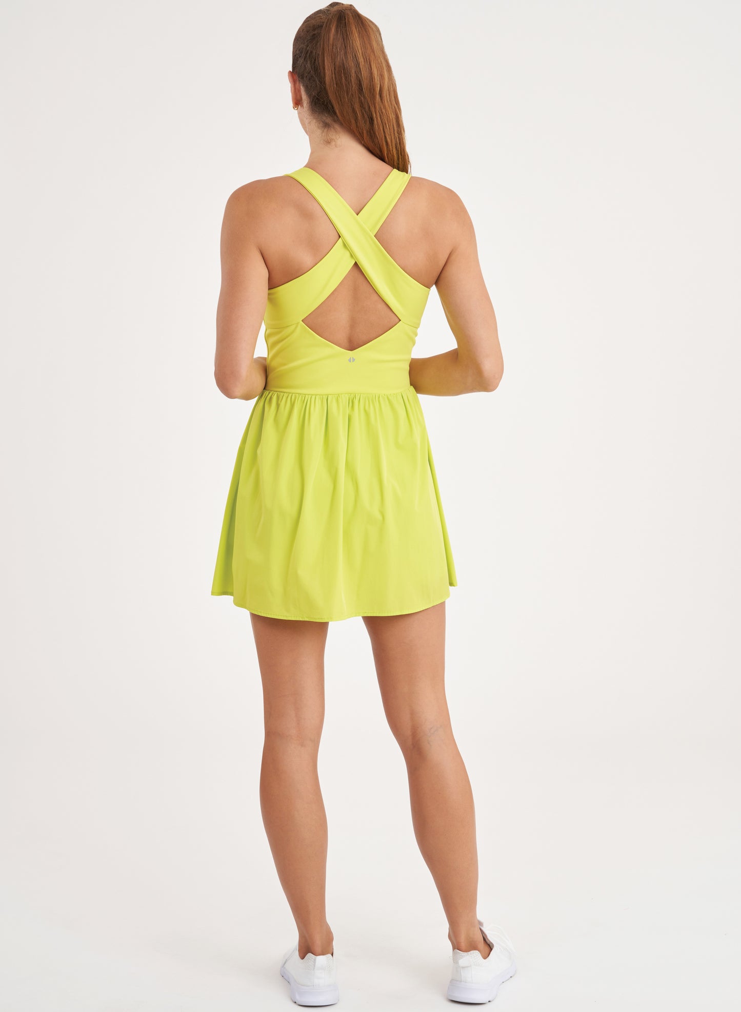 Dynamic Pickleball Dress - Cyber Lime