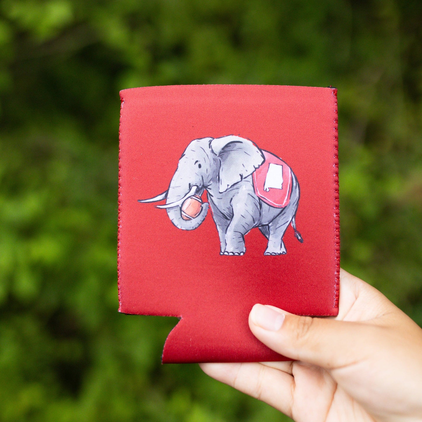 Red Elephant Can Cooler