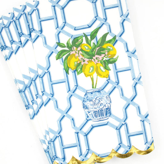 Lemon Ginger Paper Guest Towel Packs