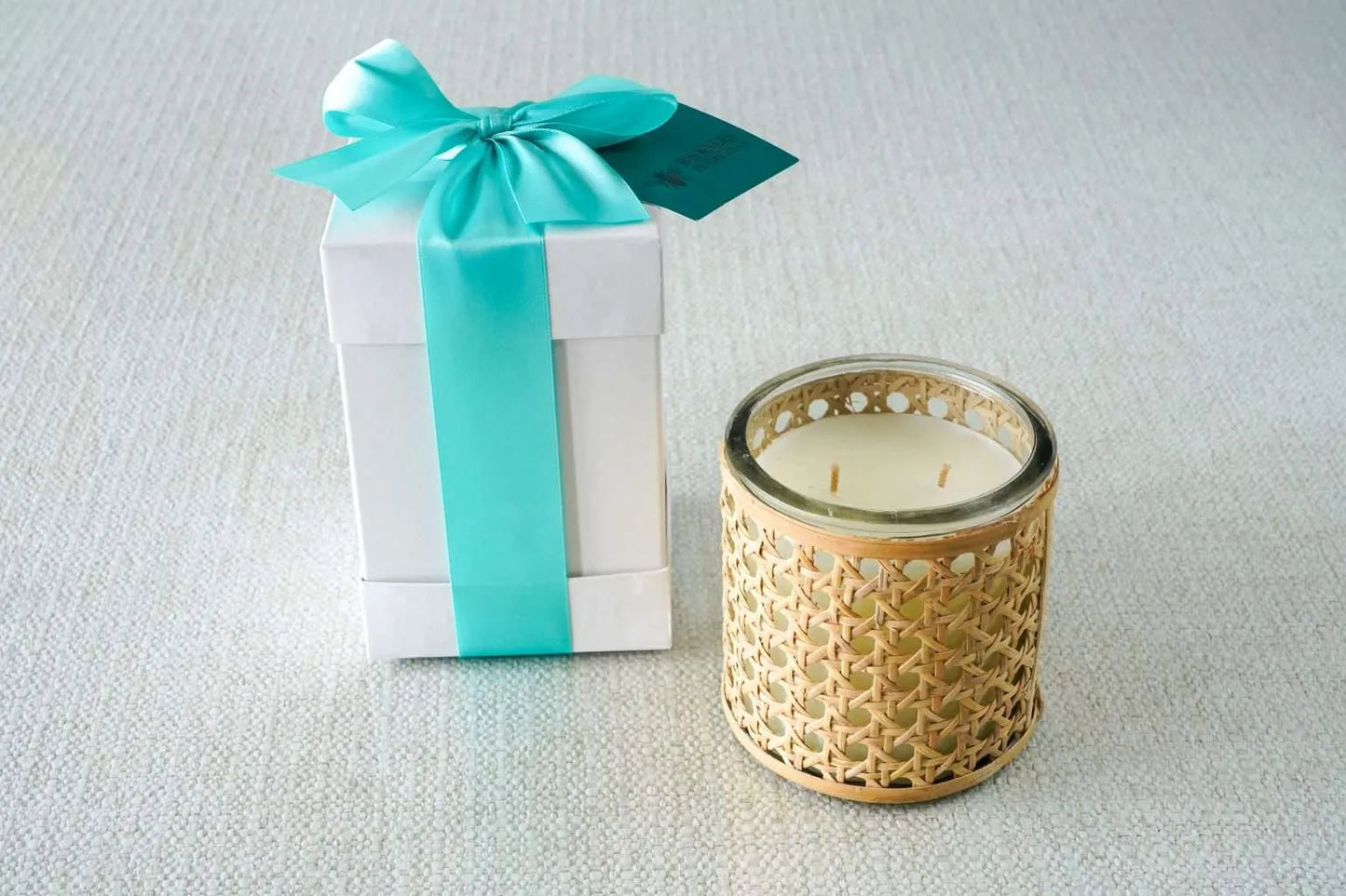 Ocean Air Basketweave Candle