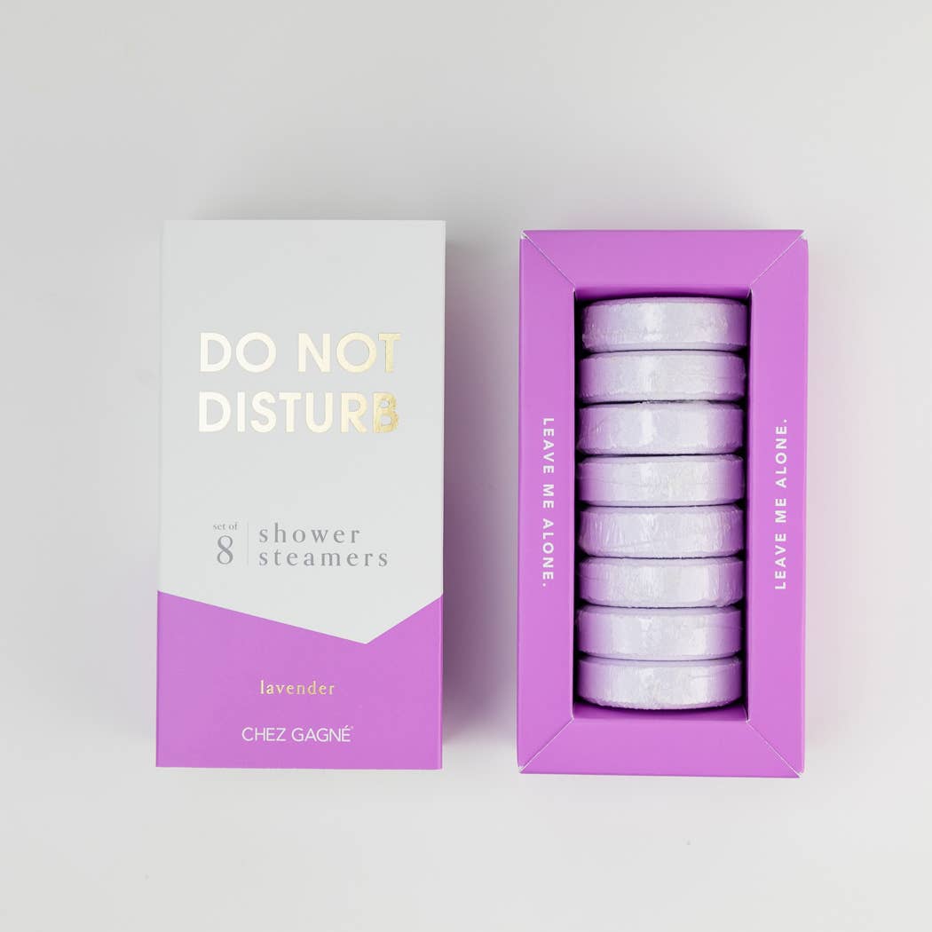 Do Not Disturb Shower Steamers - Lavender -  Set of 8 Tabs