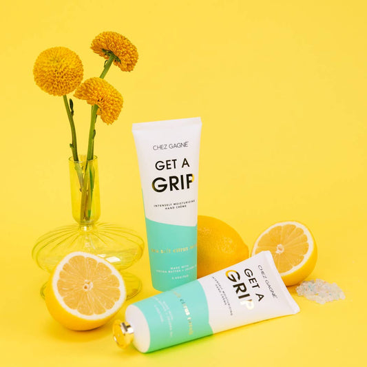 Get A Grip - Funny Hand Cream Gift, Sea Salt Citrus + Neroli