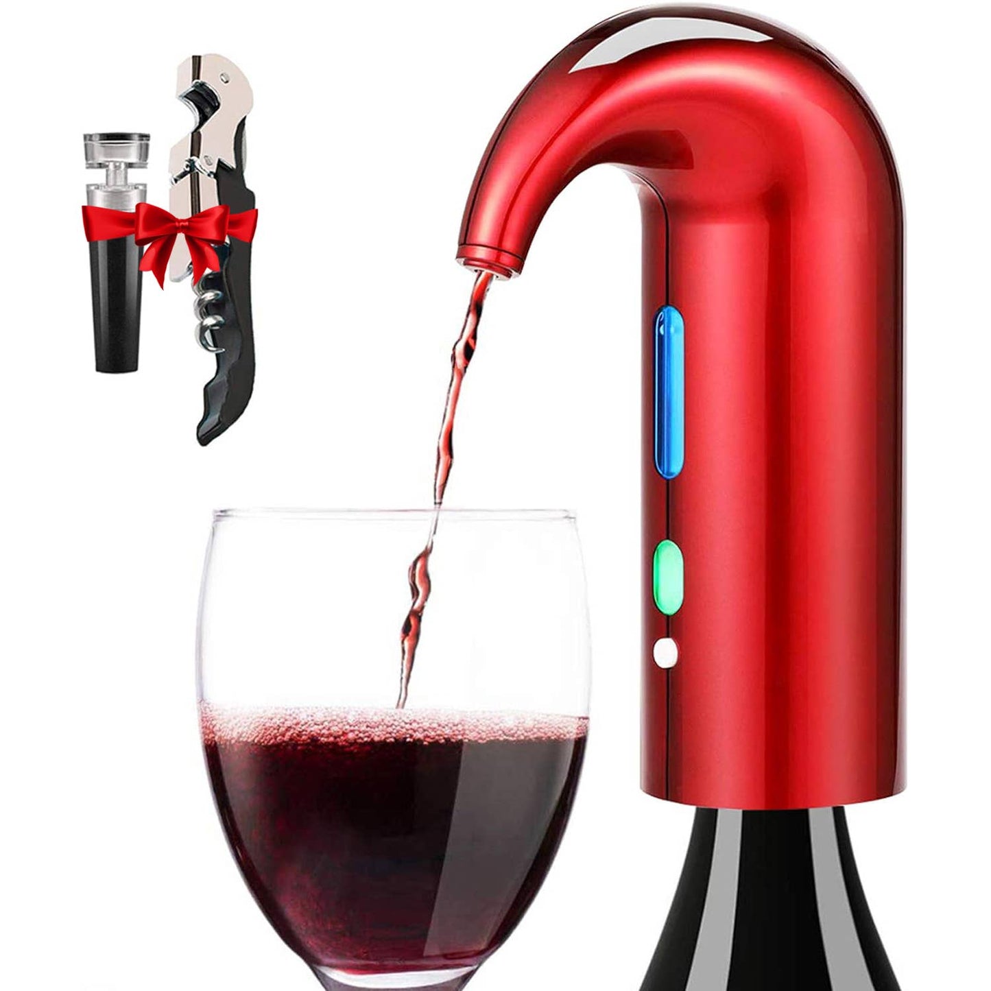 Electric Wine Aerator Dispenser - Portable Wine Accessory