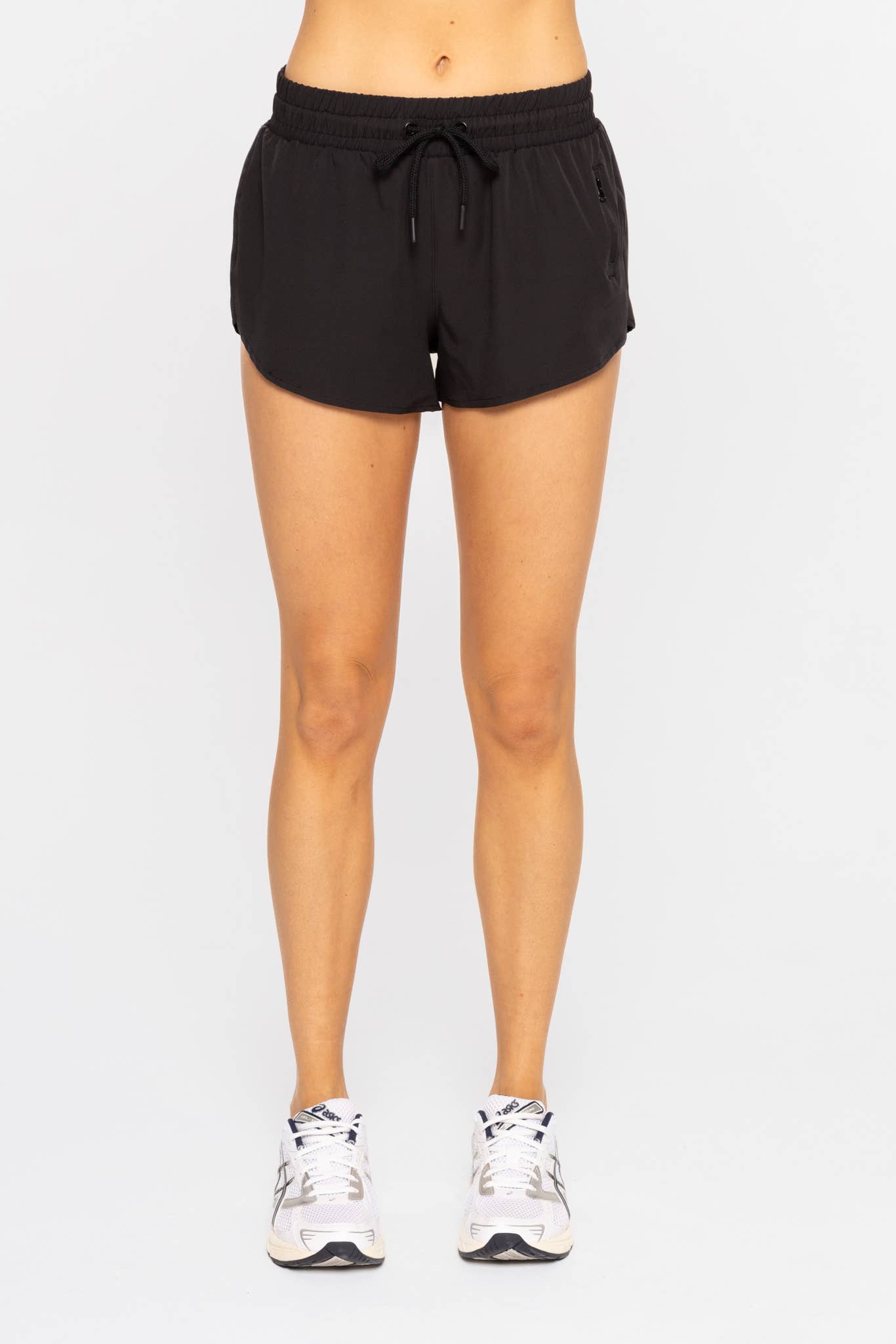 Chicease Drawcord Mini Shorts