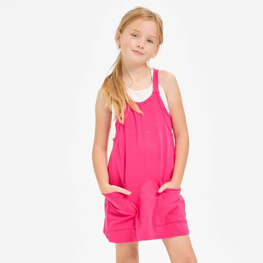 Relaxed Tank Dress with Built-In Romper Lining