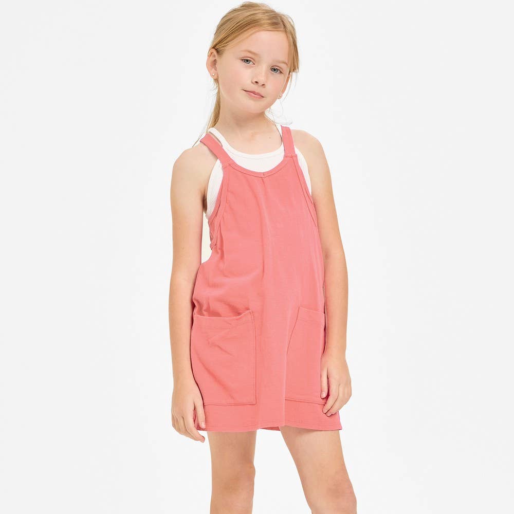 Relaxed Tank Dress with Built-In Romper Lining