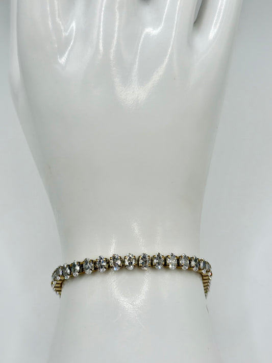 Oval CZ Tennis Bracelet