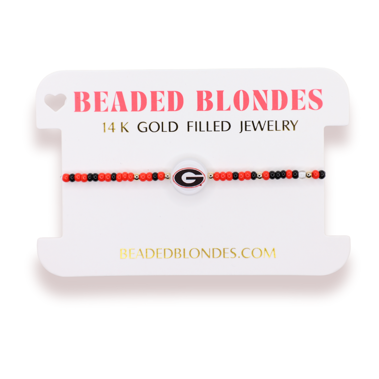 University of Georgia Logo Flip Bracelet on Color
