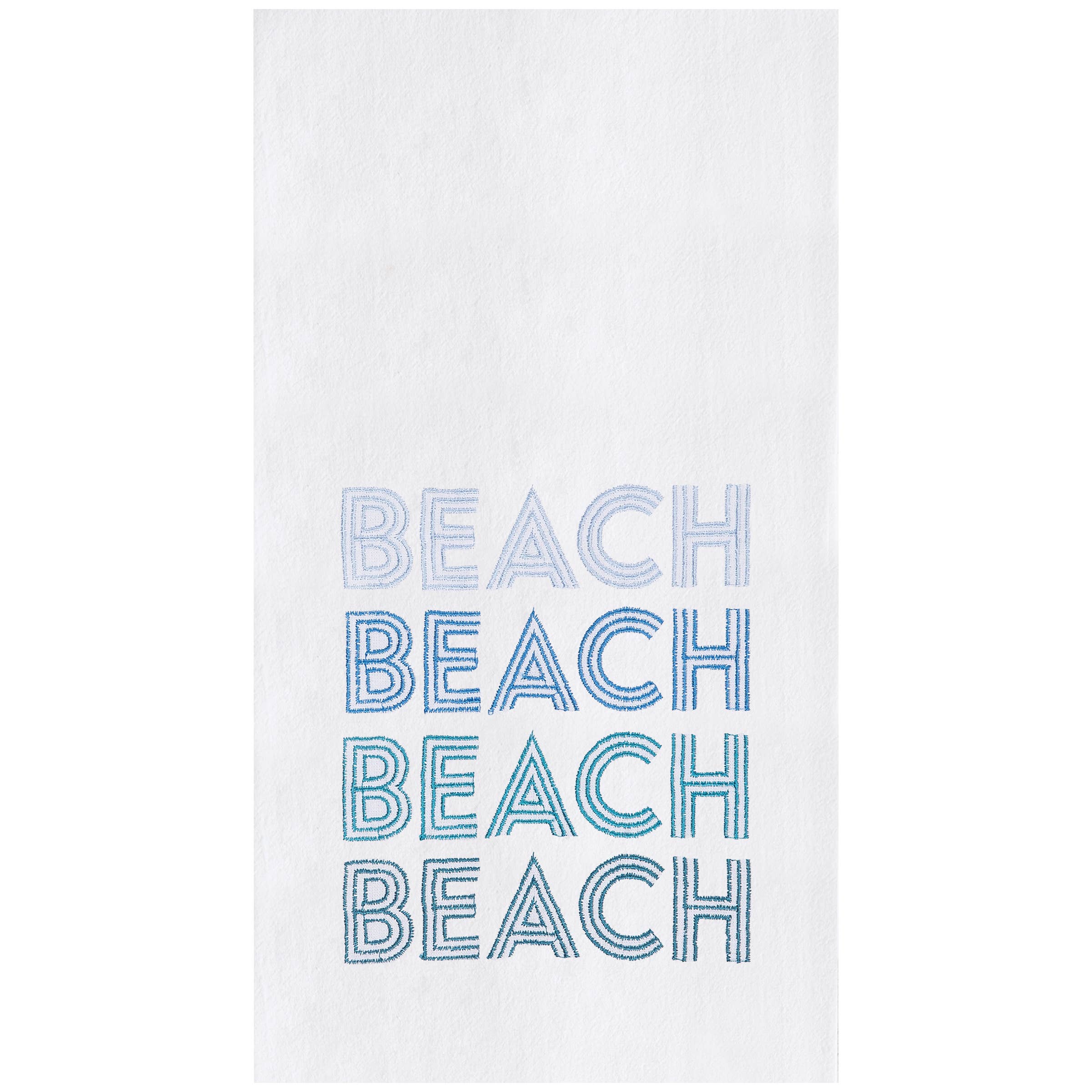 Coastal Retro Beach Kitchen Towel