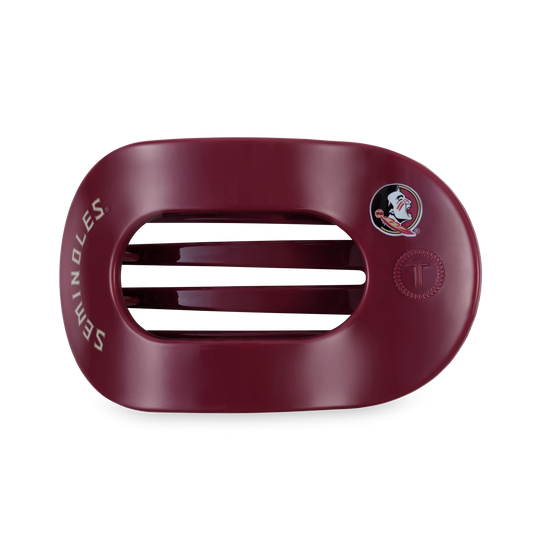 Flat Round Hair Clip | Large | Go Noles!