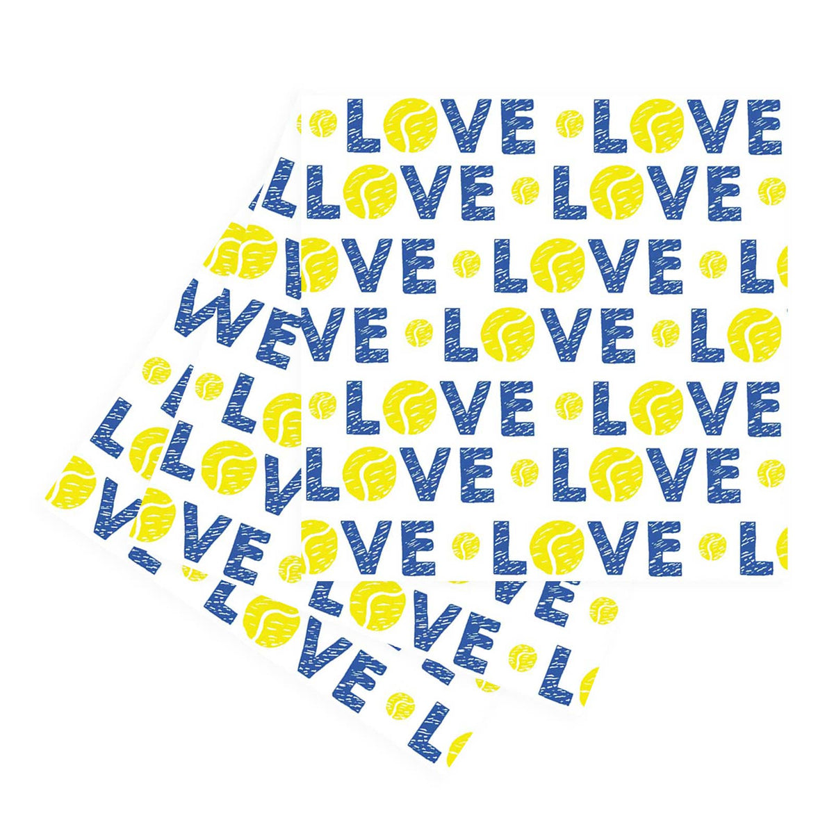 Tennis Love Paper  Paper Cocktail Napkins (Pack of 25)