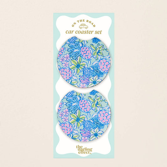 On the Road Car Coaster Set–Coastal Cove