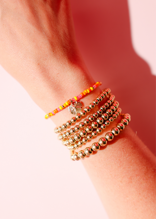 Sand Dollar Charm on Sunkissed Sprinkle Bracelet