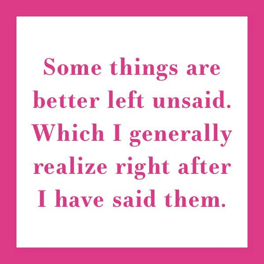 COASTER: Left Unsaid