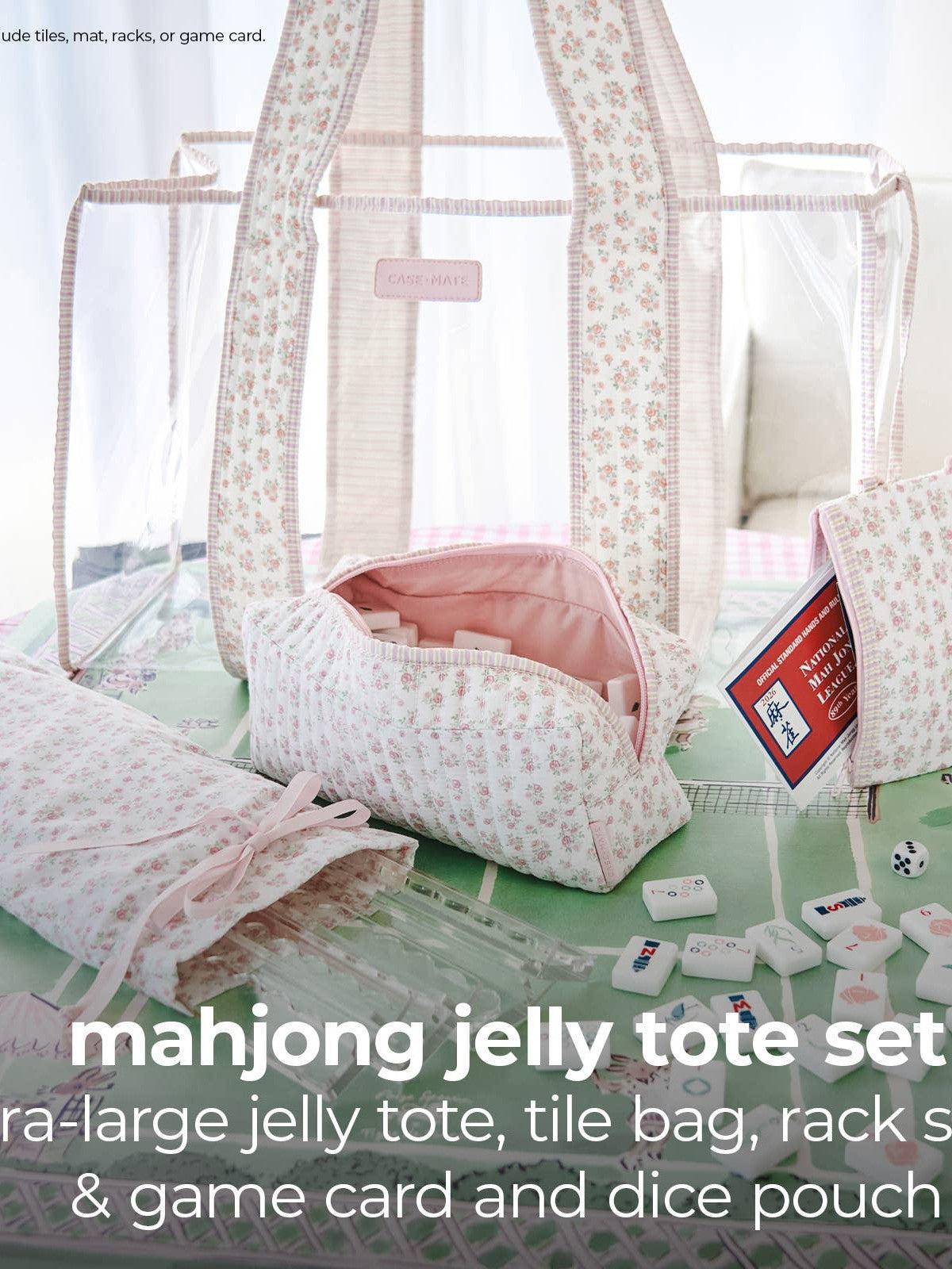 Case-Mate Mahjong Jelly Tote Set