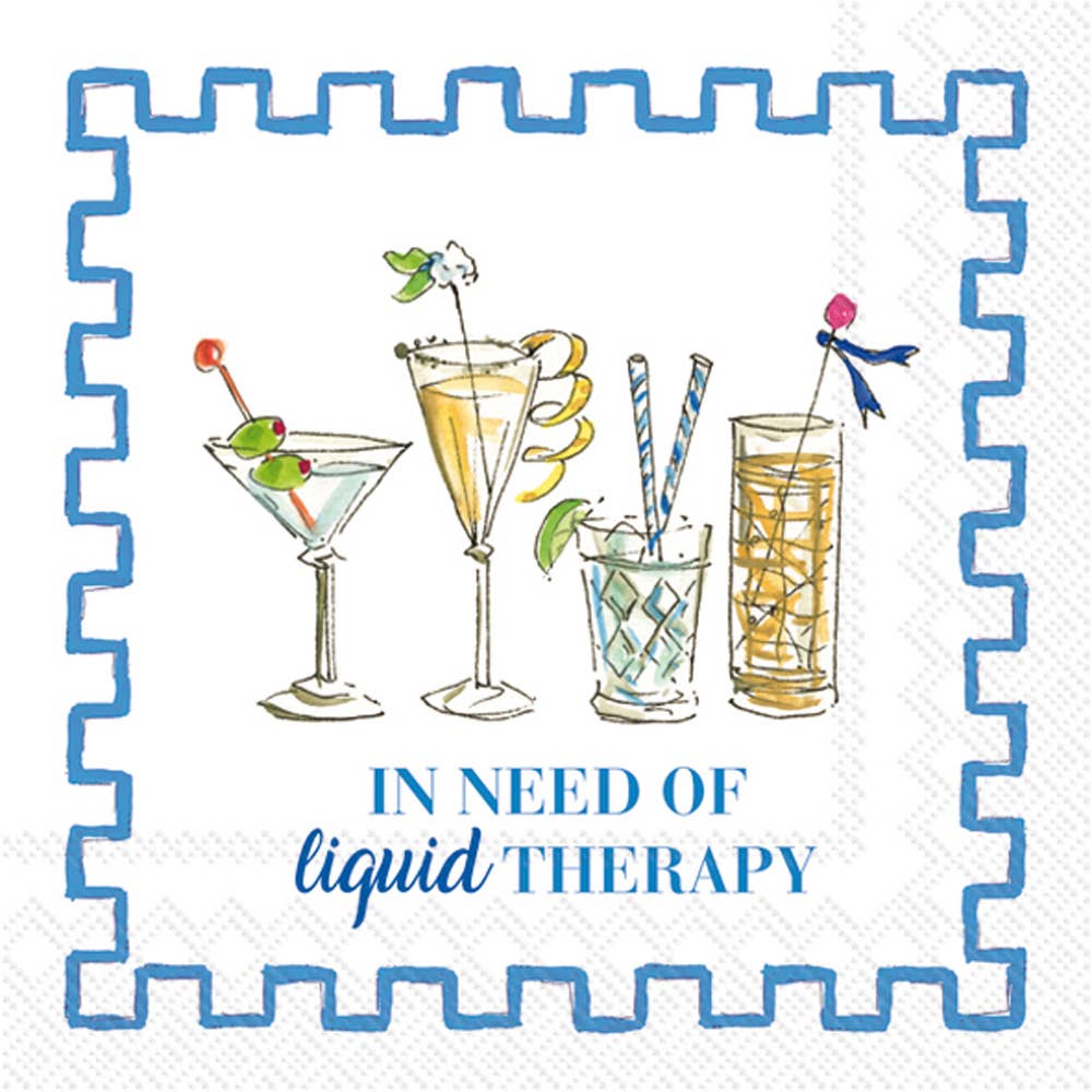 Rosanne Beck Liquid Therapy Cocktail Napkin