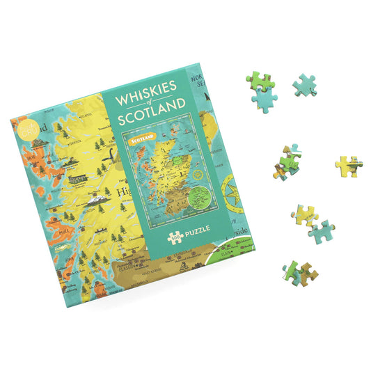 Whiskies of Scotland Puzzle Cru