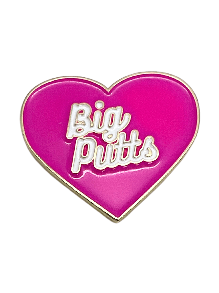 I Love Big Putts Women's Golf Ball Marker with Hat Clip