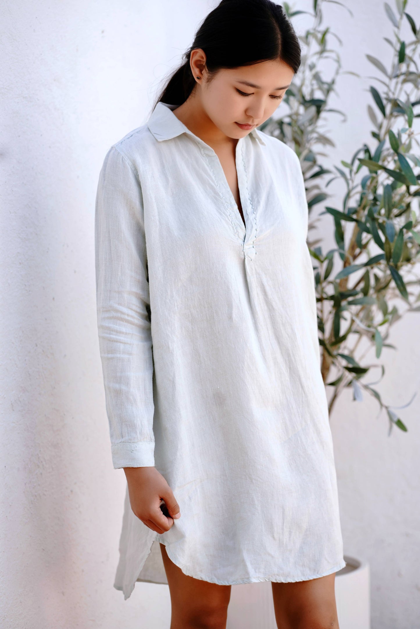 Simone Linen Tunic Dress