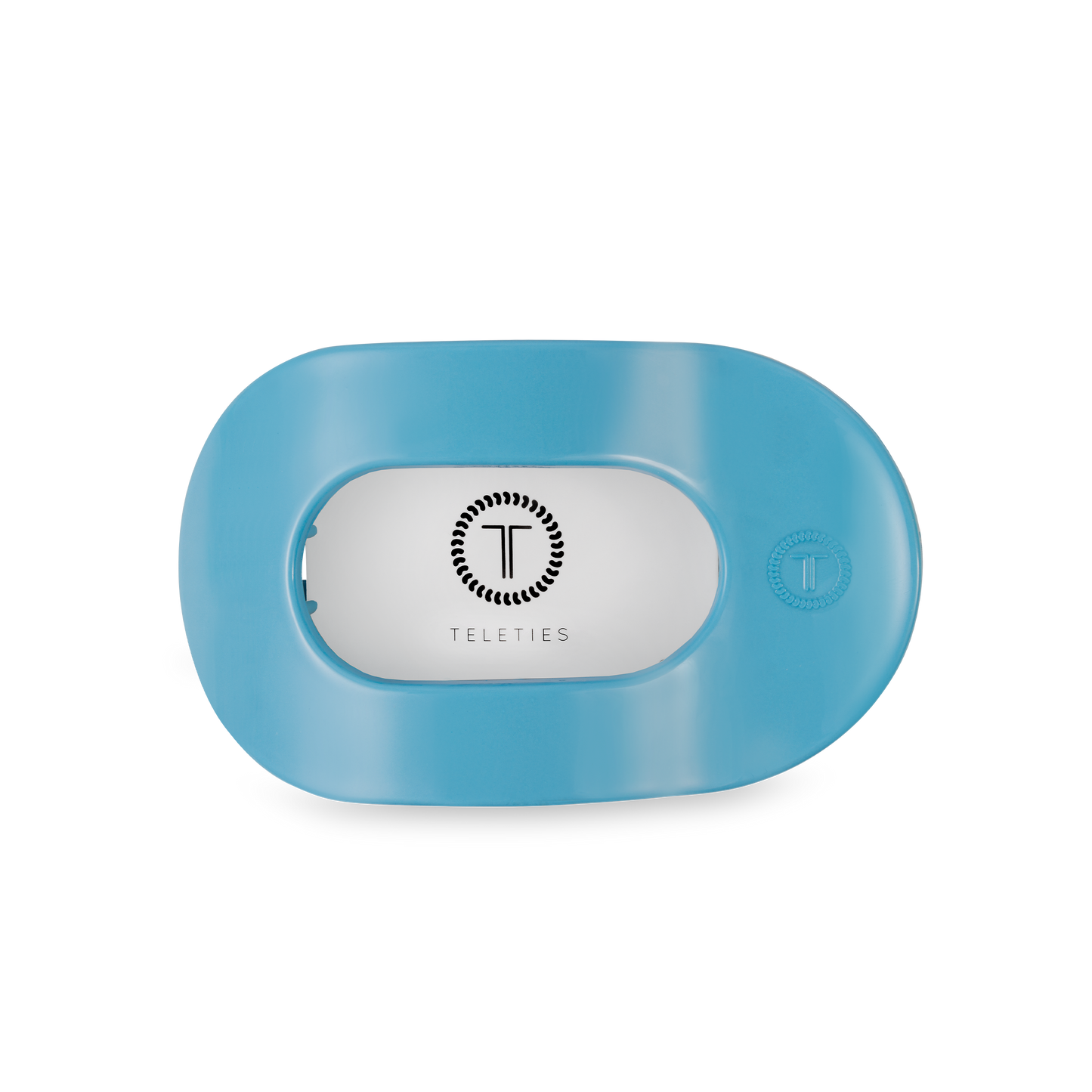 Flat Round Hair Clip | Medium | Summer Sky