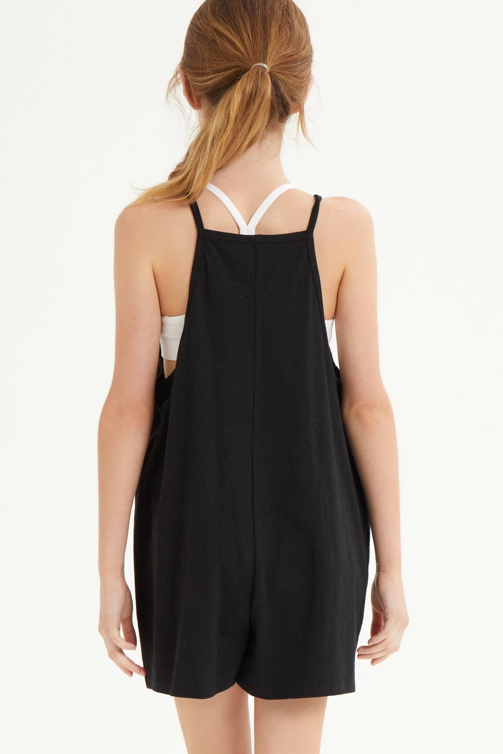 Two Pocket Cotton Overall Romper / Onesie