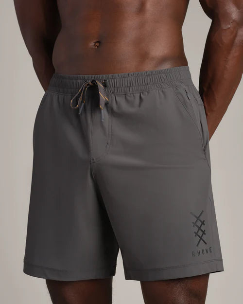 7" Pursuit Short Unlined - Asphalt