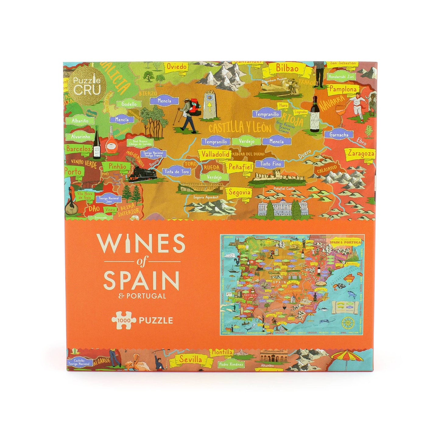 Wines of Spain & Portugal - Puzzle Cru