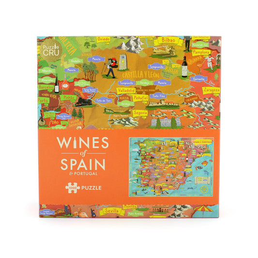 Wines of Spain & Portugal - Puzzle Cru