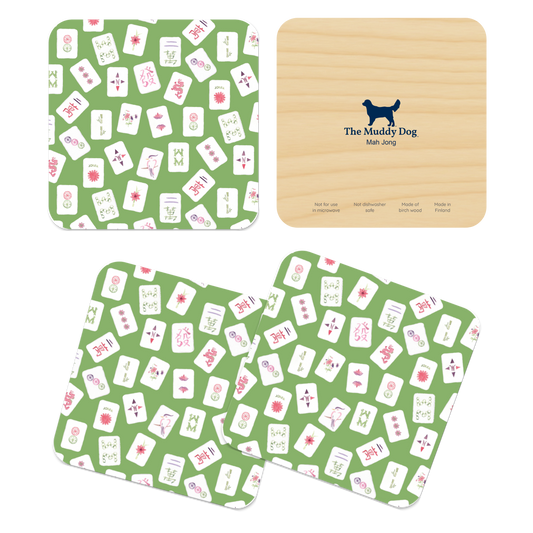 Let's Mahjong! Coasters (Boxed Set Of Four)