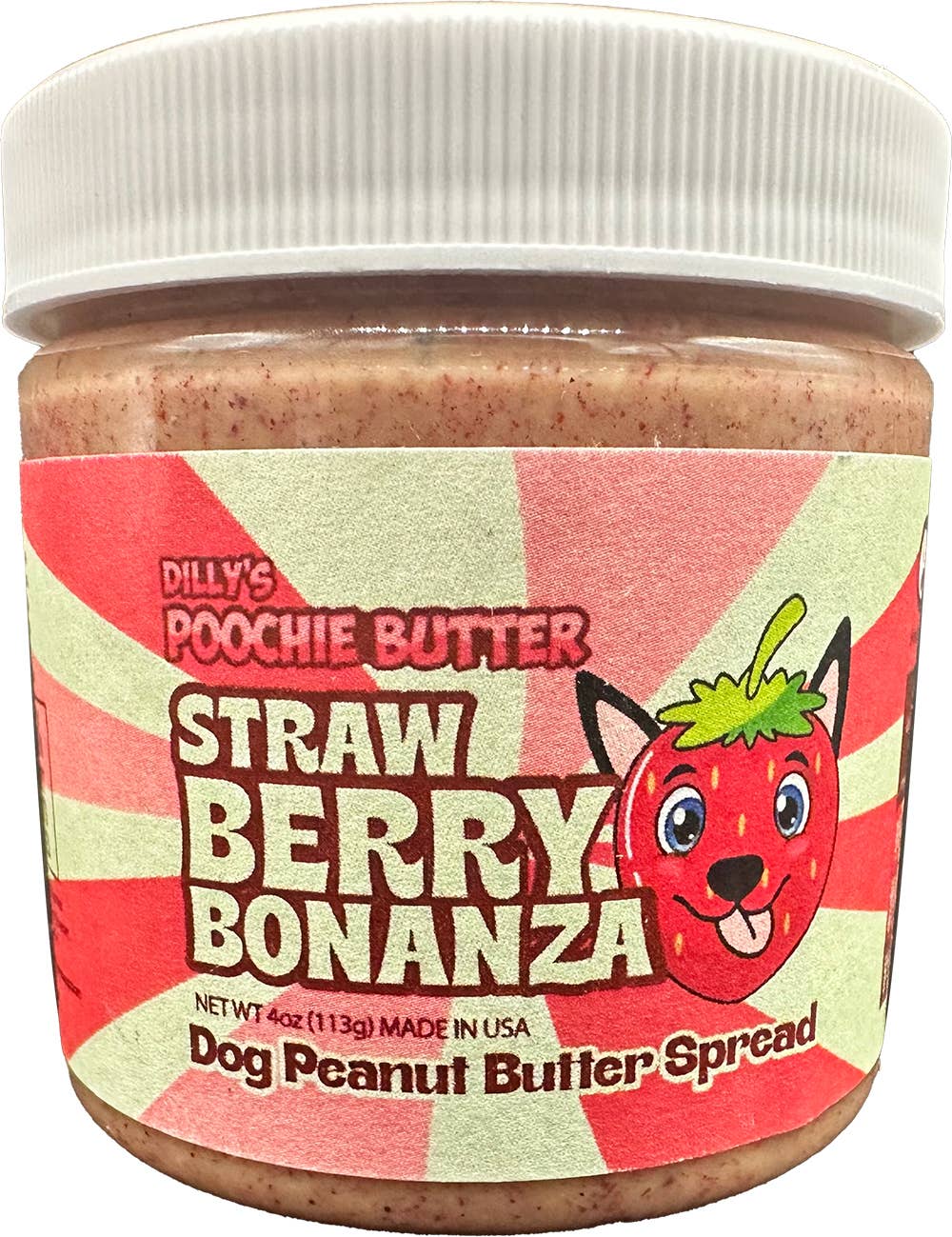 4oz Dog Peanut Butter Flavored Jars