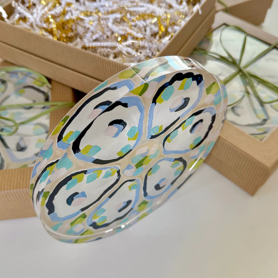Acrylic Oyster Plates