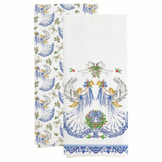 Angels Cotton Tea Towels Set of 2